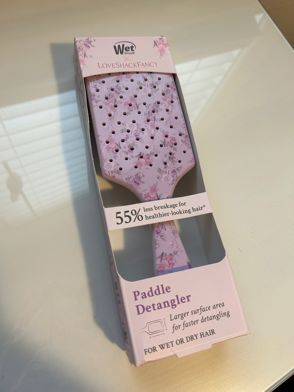 LoveShackFancy x WetBrush Large Paddle Detangler Hair Brush